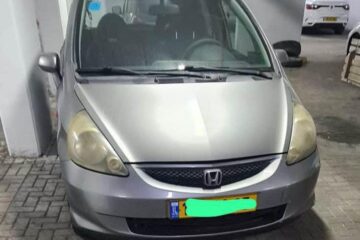 למכירה הונדה ג׳אז שנת 2007 אוטומטית בטירת הכרמל